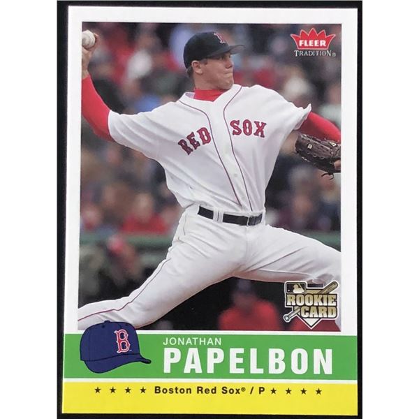 2006 FLEER JONATHAN PAPELBON ROOKIE CARD