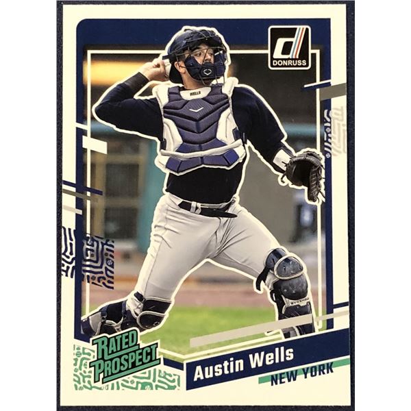 2023 DONRUSS AUSTIN WELLS ROOKIE CARD