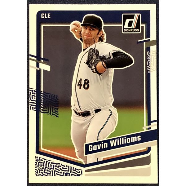 2023 DONRUSS GAVIN WILLIAMS ROOKIE CARD