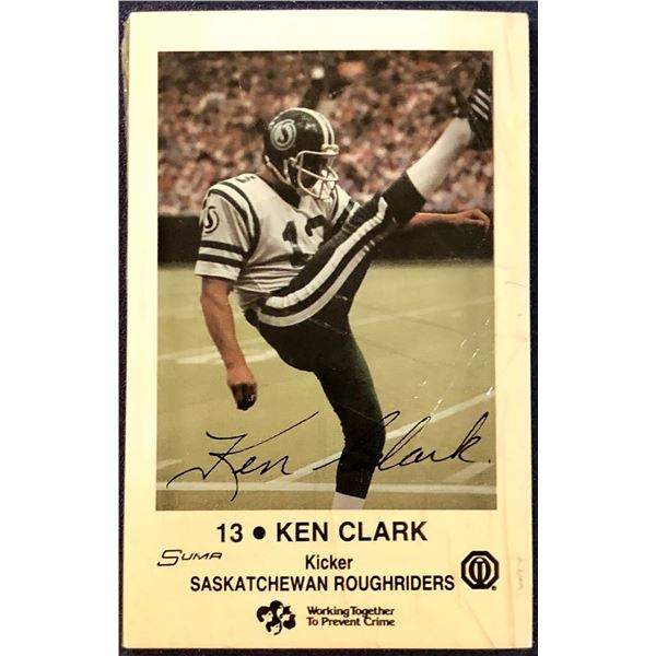 1983 SASKATCHEWAN ROUGHRIDERS POLICE SET