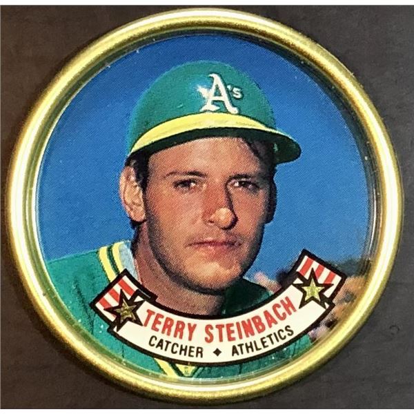 1987 TOPPS COIN - TERRY STEINBACH