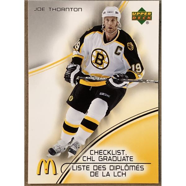 2005-06 UPPER DECK JOE THORNTON (HOF)