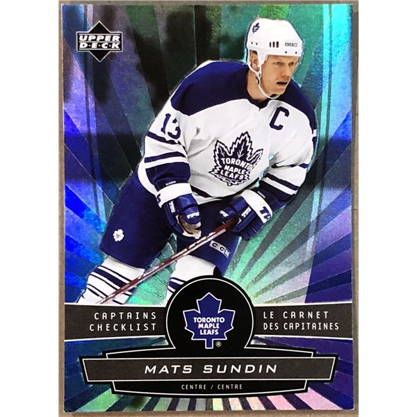 2006-07 UPPER DECK MATS SUNDIN (HOF)