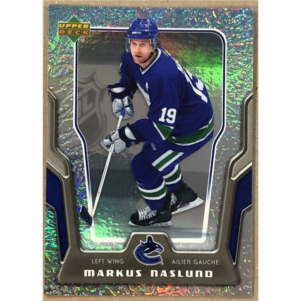 2007-08 UPPER DECK MARKUS NASLUND (HOF)