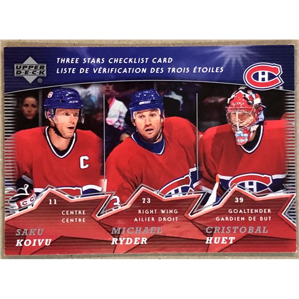 2007-08 UPPER DECK SAKU KOIVU