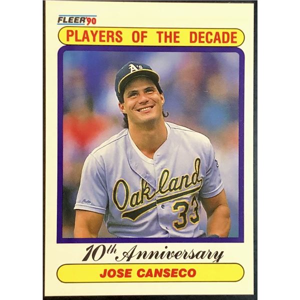 1990 FLEER JOSE CANSECO