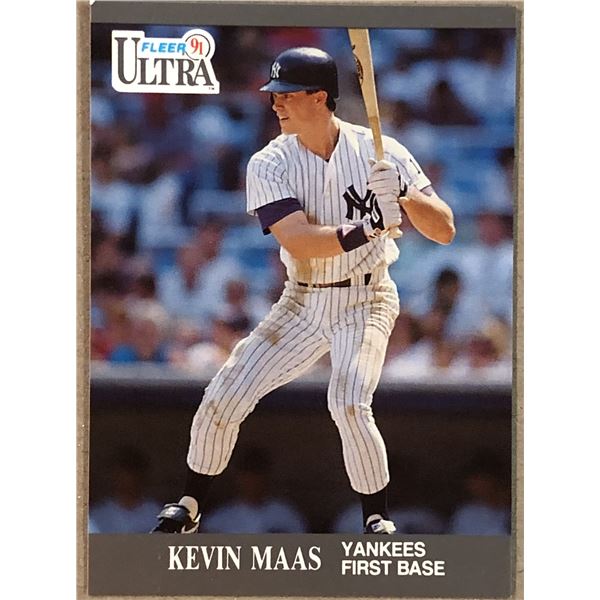 1991 FLEER ULTRA KEVIN MAAS ROOKIE CARD