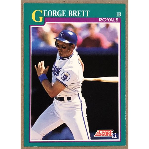 1991 SCORE GEORGE BRETT (HOF)