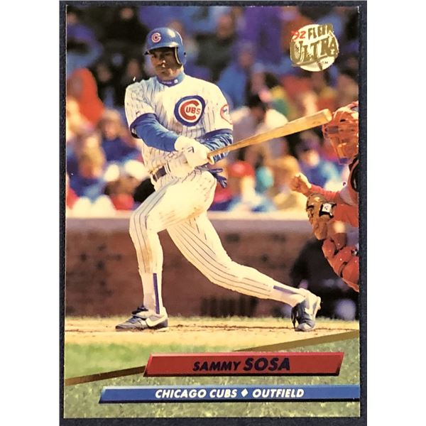 1992 FLEER ULTRA SAMMY SOSA