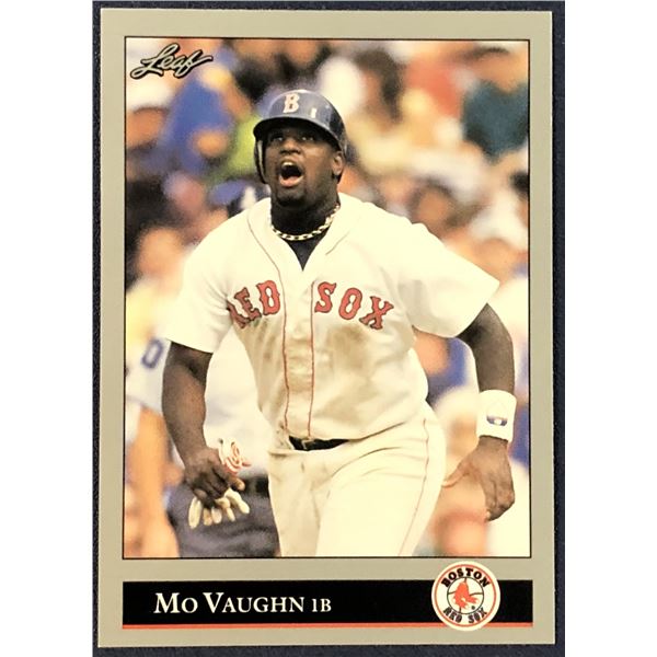 1992 LEAF MO VAUGHN