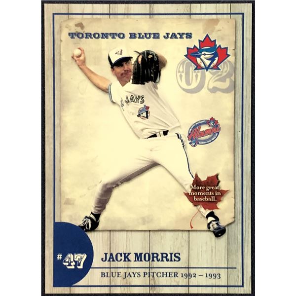 2003 JAYS FOUNDATION JACK MORRIS (HOF)