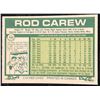Image 2 : 1977 O-PEE-CHEE ROD CAREW (HOF)