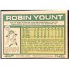 Image 2 : 1977 O-PEE-CHEE ROBIN YOUNT (HOF)