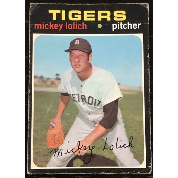 1971 O-PEE-CHEE MICKEY LOLICH