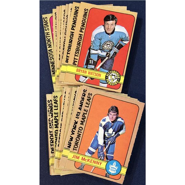1972-73 O-PEE-CHEE NHL HOCKEY COLLECTION - 25 CARDS