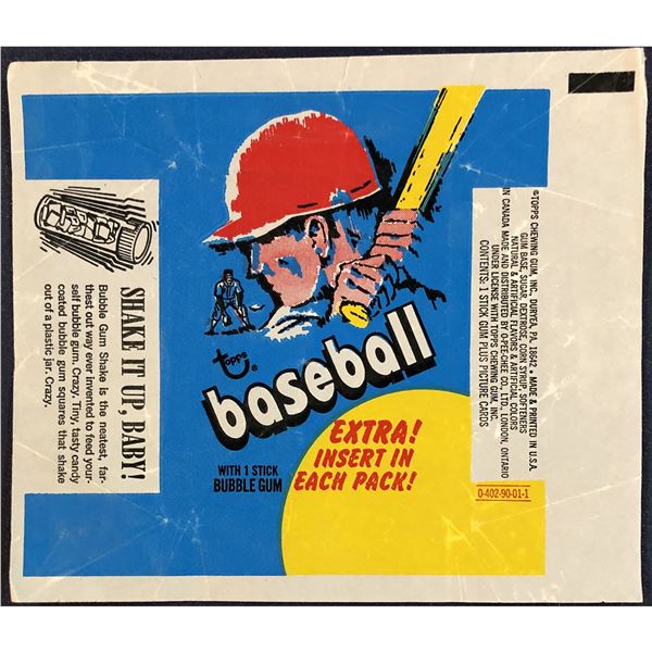 1971 TOPPS BASEBALL WRAPPER