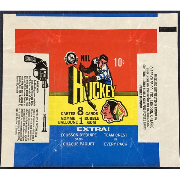 1971-72 O-PEE-CHEE HOCKEY WRAPPER