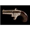 Image 1 : National Arms Co Derringer Cal .41 SN:6323 Single shot rotating barrel derringer. Nickel finish, woo