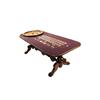 Image 1 : Excellent 1880s George Mason Roulette Table on walnut base with carved claw feet and original unmark