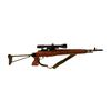 Image 1 : Springfield Armory Mdl M1A Cal 7.62mm SN:033734, Semi auto military rifle with paratrooper style fol
