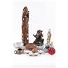 Image 1 : Large Lot of Miscellaneous Asian Items including a cloisonne figurine of a man, an older cloisonne b