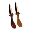 Image 1 : Lot of 2 Handmade Dirks dated 1978, #47 & #48, by Crawford. Great for hideout or boot. Famous knife 