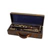Image 1 : Lot of Two Antique Musical Instruments including an antique horn, and a clarinet in what appears to 