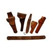 Image 1 : Bonanza Lot of Gun Leathers & 1 Gun Stock 21 pieces in total.