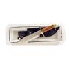 Image 1 : Frost Cutlery Great Plains Bowie Knife with nylon sheath, like new in the box, with brass guard and 