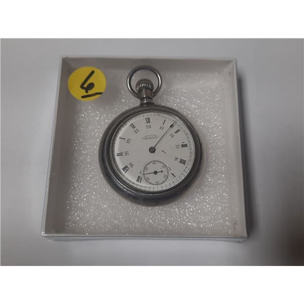 Amer Whaltham pocket watch# 643707- Missing Hour hand