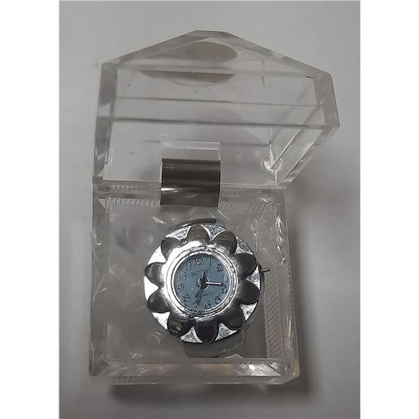Quartz ring watch- expandable- needs work