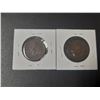 Image 2 : Large 1901 and 1902 Canadian pennies