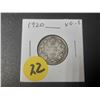 Image 1 : 1920 Canadian silver 25 cents