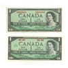Image 1 : 2 Canadian 1 dollar bills