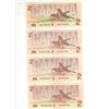 Image 2 : 4 Canadian 1986- 2 dollar bills