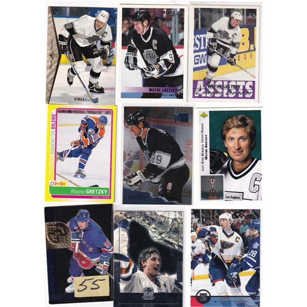 lot of Wayne Gretzky cards