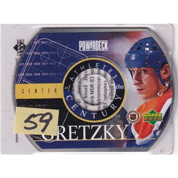 1999 Power Deck CD Athlete of Century Wayne Gretzky