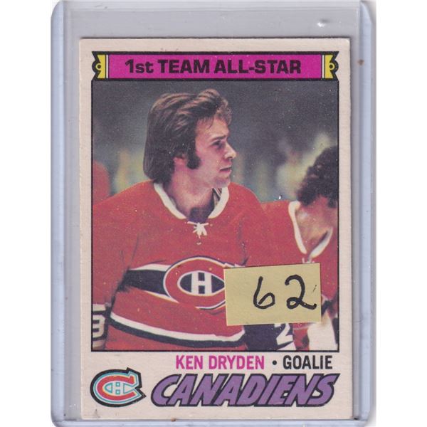 1977-78 OPC Ken Dryden card