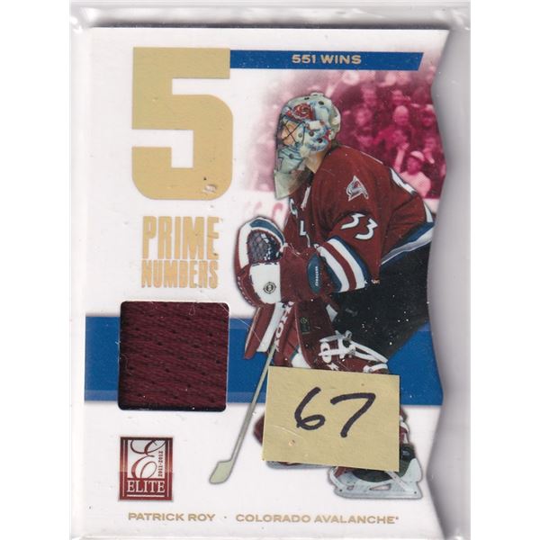 Patrick Roy Jersey card