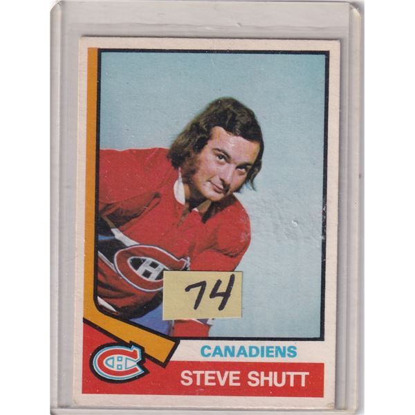 1974-75 OPC Steve Shutt Rookie Card