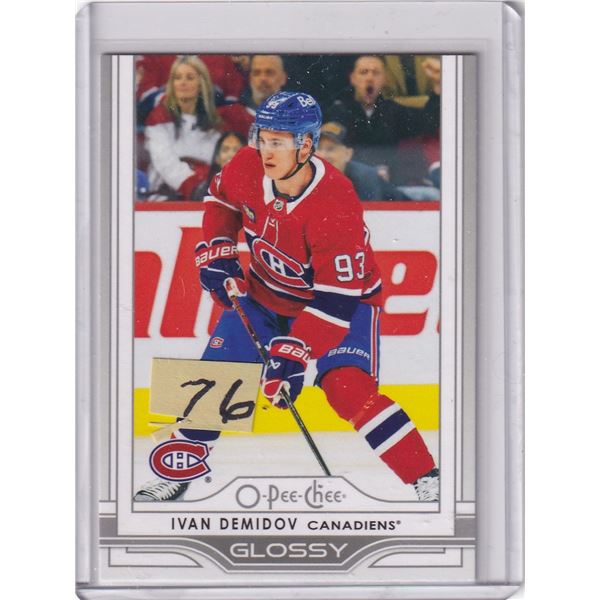 2025-26 OPC Glossy Ivan Demidov Rookie Card