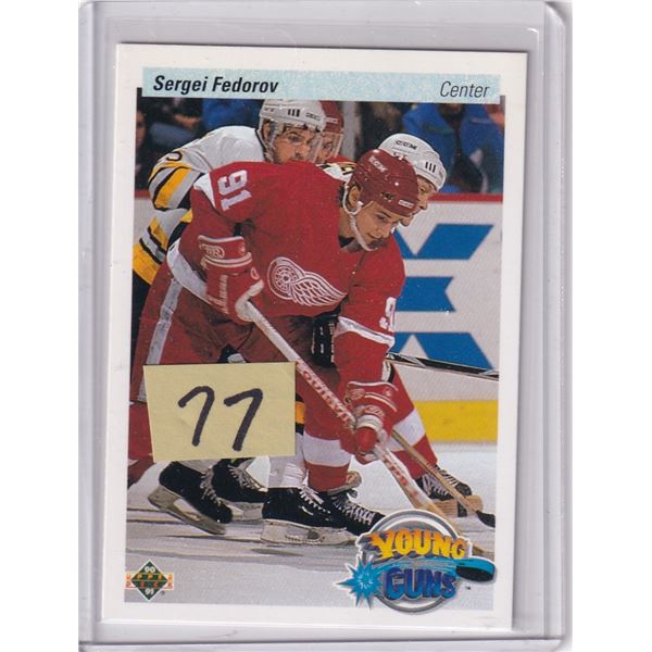 1990-91 UD Young Guns Sergei Federov Rookie Card