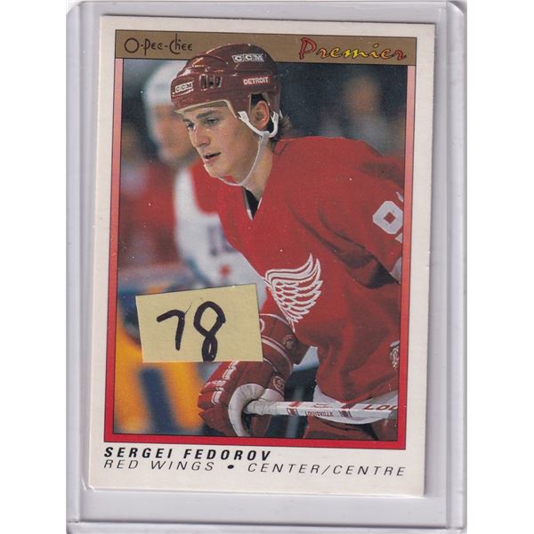 1990-91 OPC Premiere Sergei Federov Rookie Card