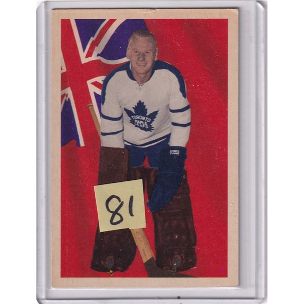 1963-64 Parkhurst Johnny Bower Card