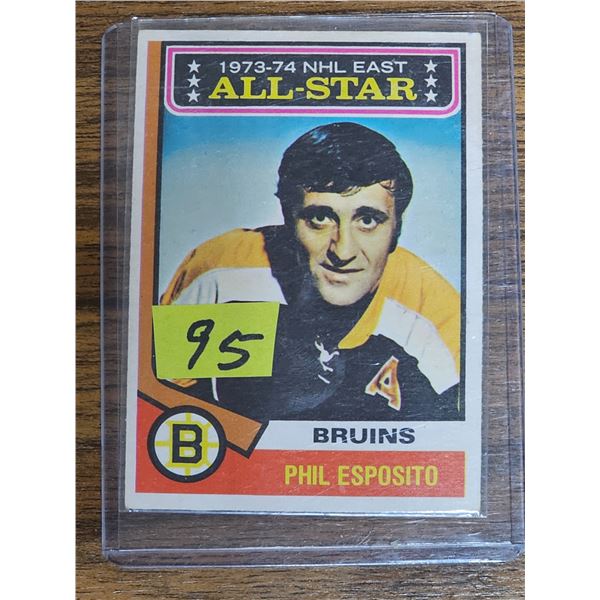 1974 OPC Phil Esposito card