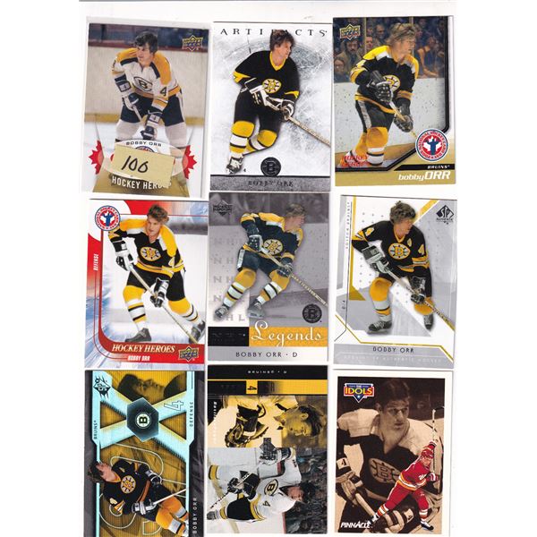 Lot of Bobby Orr cards