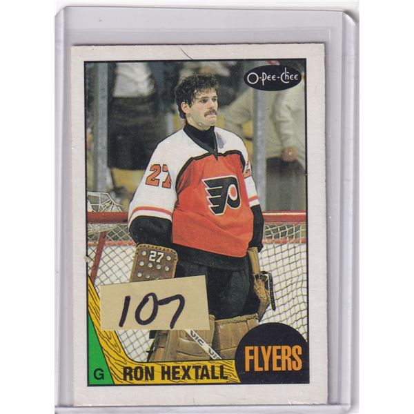 1987-88 OPC Ron Hextall Rookie Card
