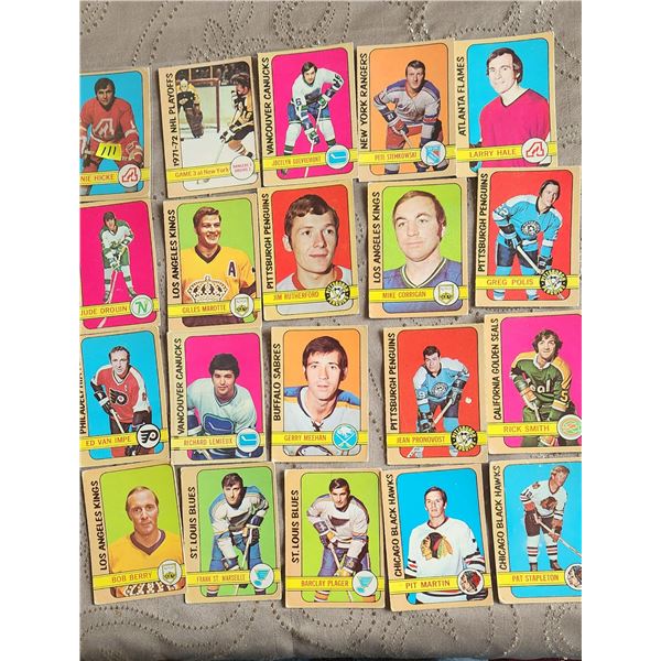 Lot of 20 1972-73 OPC Cards