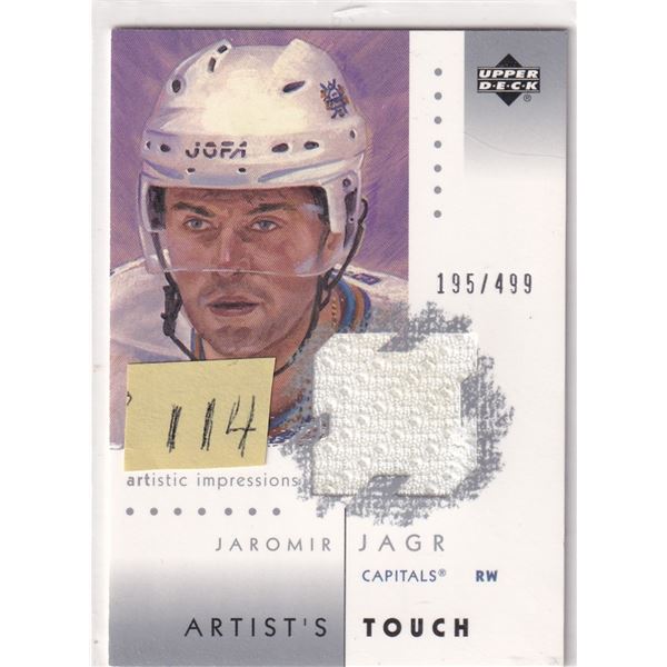 Artist Touch Game Jersey Jaromir Jagr 195/499