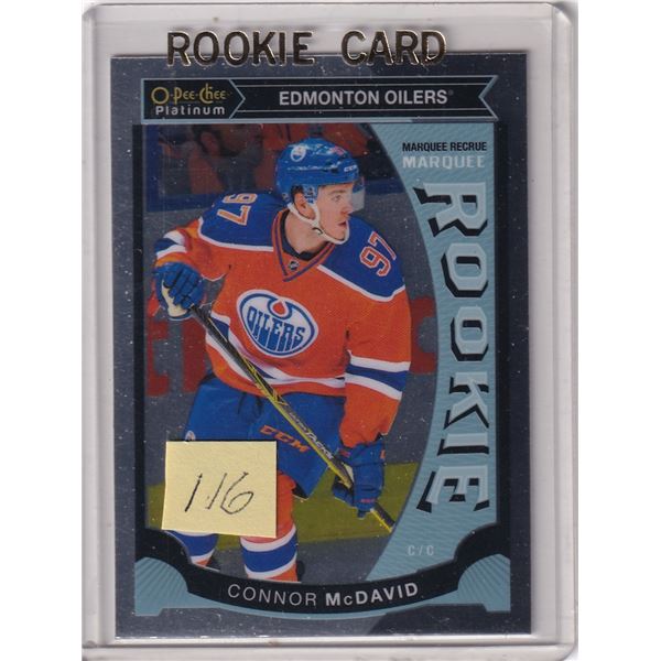2015-16 OPC Platinum Marquee Rookie Card Connor McDavid